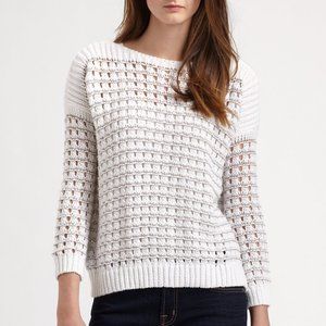 Theory Hadassa Open Weave Sweater